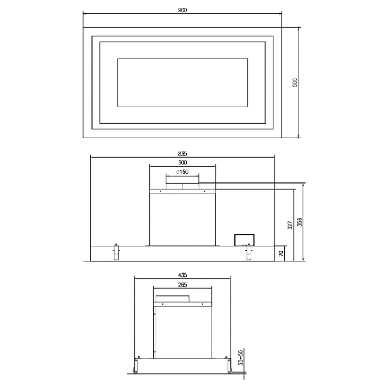 Campana integrable de techo Cecotec Bolero Flux TIR 908000 Inox A++ - Imagen 13