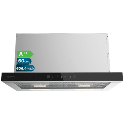 Campana extractora Cecotec Bolero Flux TLT 605501 Glass Black A++