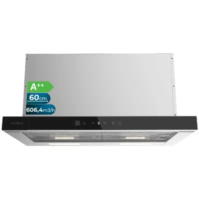 Campana extractora Cecotec Bolero Flux TLT 605501 Glass Black A++