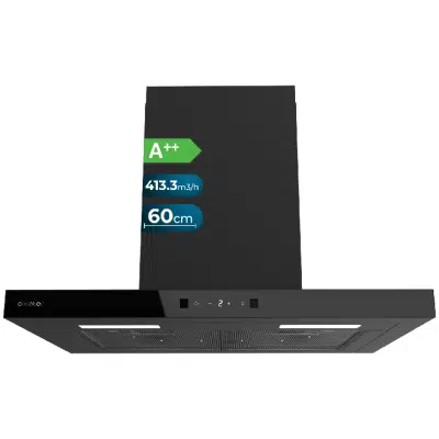 Campana Extractora en forma de T Cecotec Bolero Flux TT 604400 Black A++