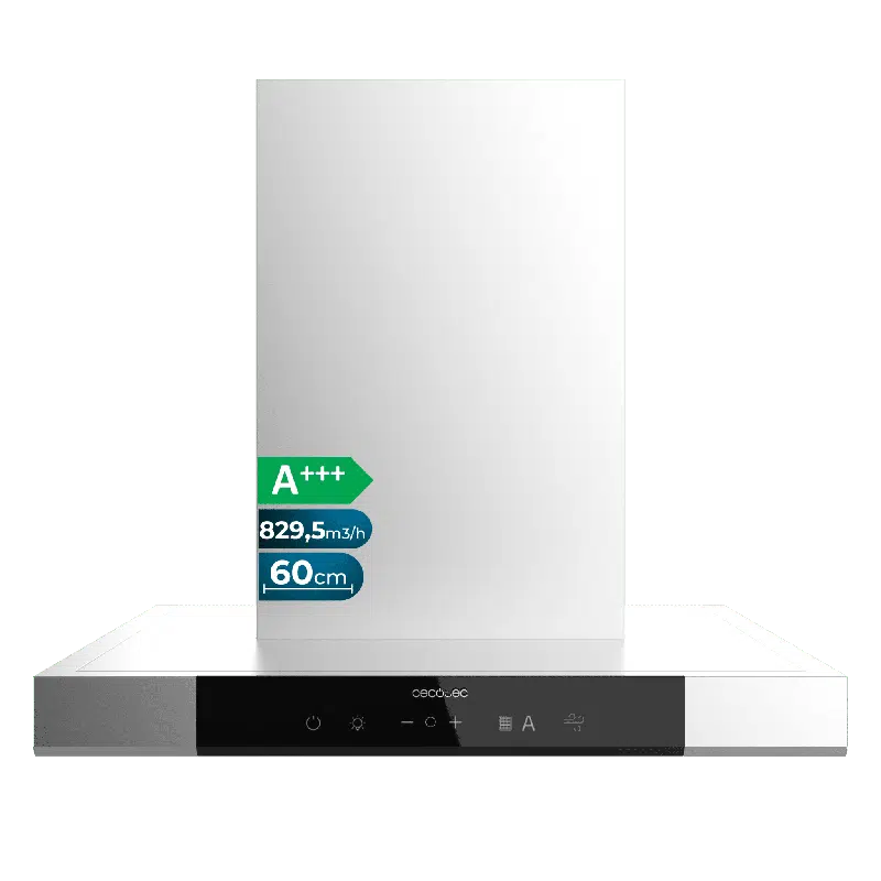 Campana Extractora en forma de T Cecotec Bolero Flux TT 609500 Slim Inox A+++