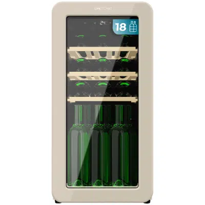 Vinoteca Cecotec Bolero GrandSommelier Origin 18 Hit Beige