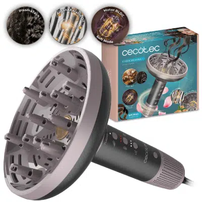 Difusor XXL para rizos Cecotec DryWave Nébula Black