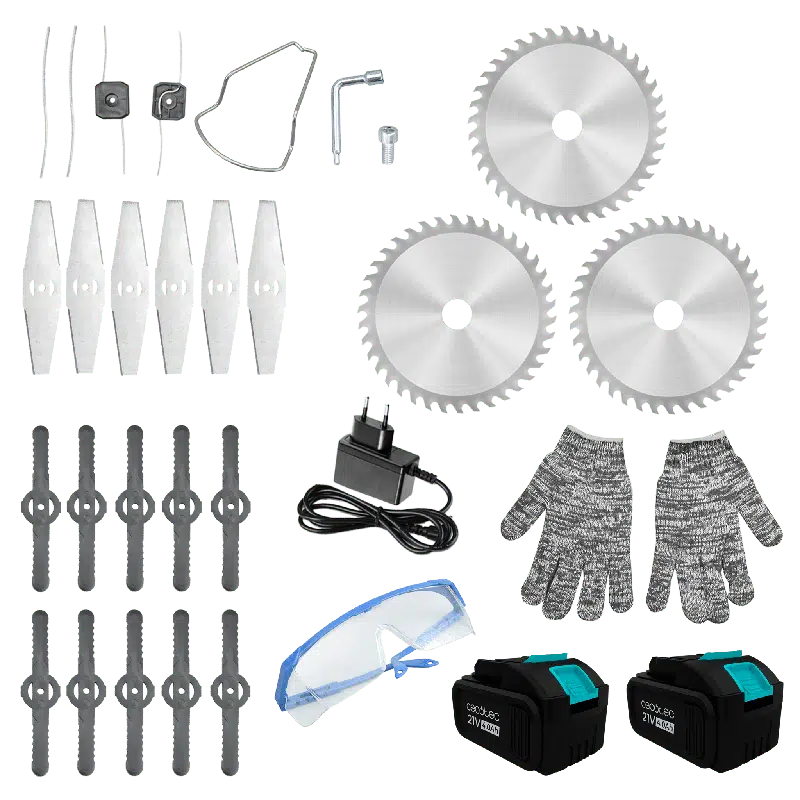Desbrozadora multifunción 4in1 Cecotec FastCut 4000 Freemove - Imagen 9