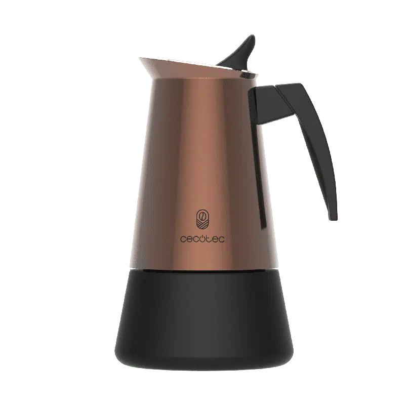 Cafetera italiana 2 tazas Cecotec Piccolina 200 Bronze - Imagen 2