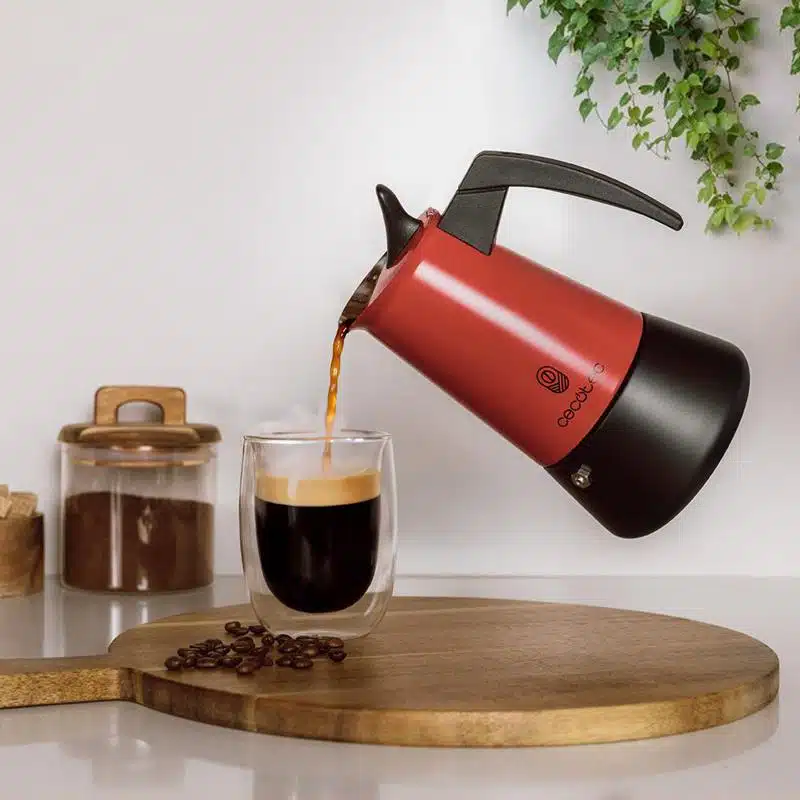 Cafetera italiana 2 tazas Cecotec Piccolina 200 Bronze - Imagen 8
