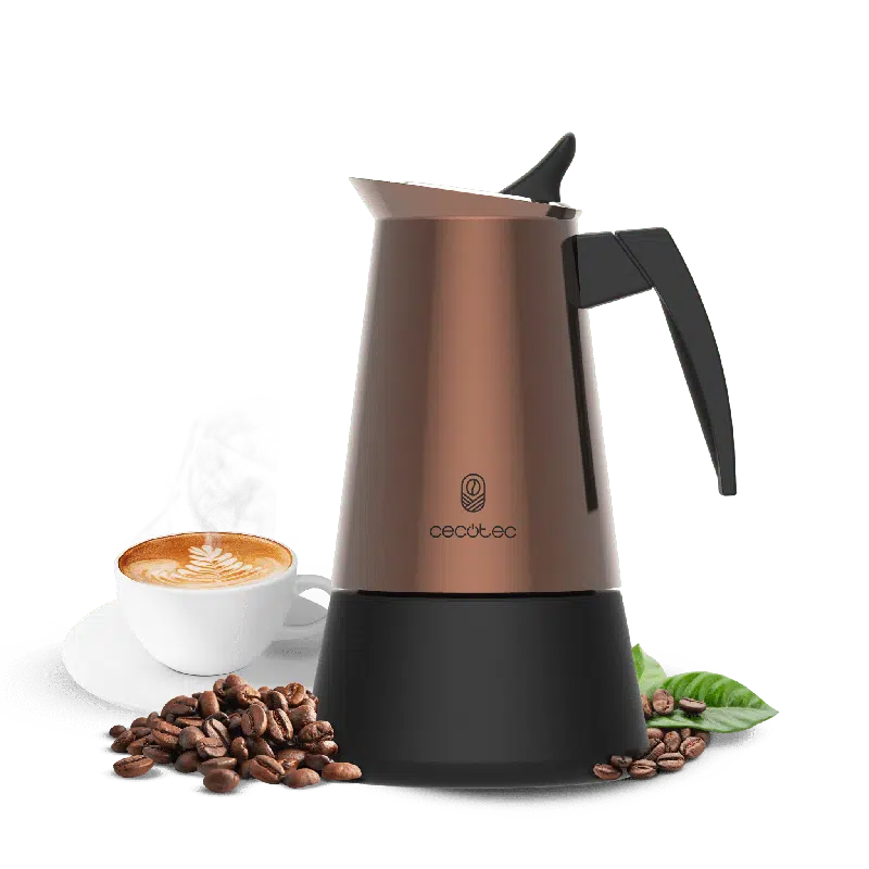 Cafetera italiana 2 tazas Cecotec Piccolina 200 Bronze