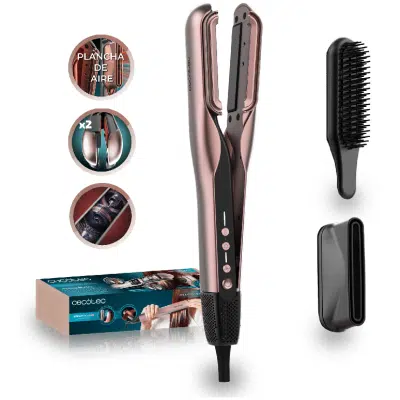 Plancha del pelo Cecotec AirLisse 2in1 ForceDry Duo Black