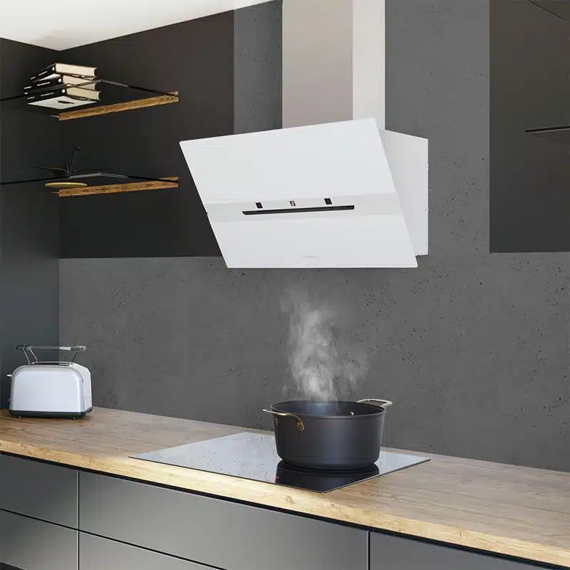 Campana extractora Cecotec Flux DT 608010 Glass White A++ - Imagen 5