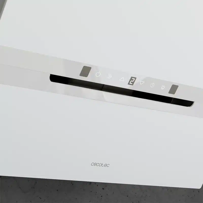Campana extractora Cecotec Flux DT 608010 Glass White A++ - Imagen 8