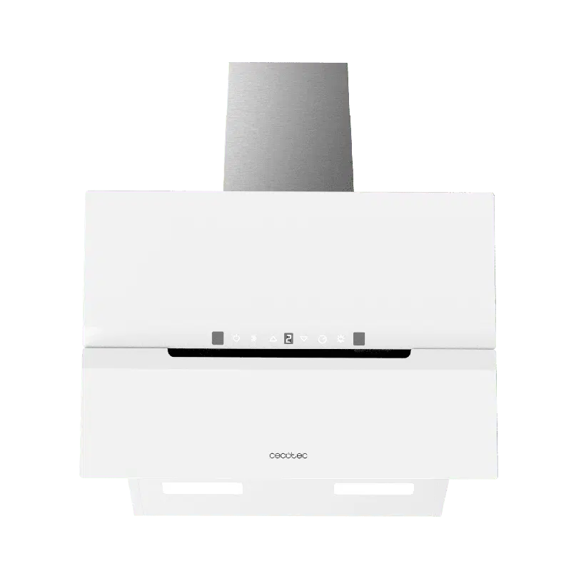 Campana extractora Cecotec Flux DT 608010 Glass White A++ - Imagen 2