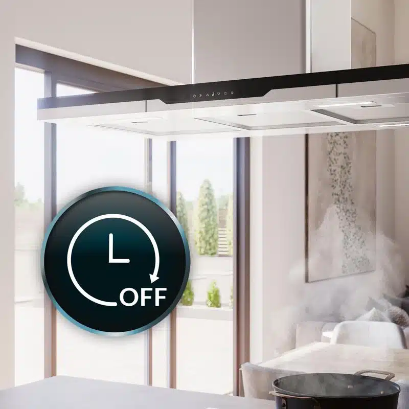 Campana extractora Cecotec Bolero Flux ICT 908000 Glass Black A++ - Imagen 4