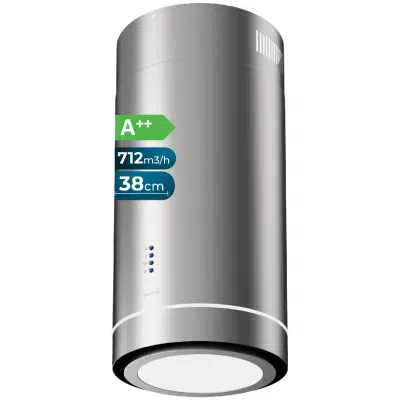 Campana extractora isla Cecotec Bolero Flux IRE 388000 Inox A++