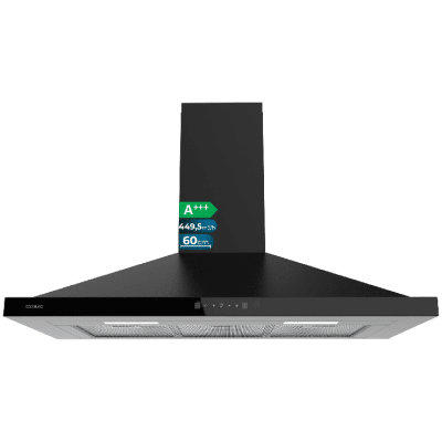 Campana extractora Cecotec Bolero Flux PT 904400 Black A+++