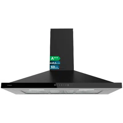 Campana extractora Cecotec Bolero Flux PT 904400 Black A+++
