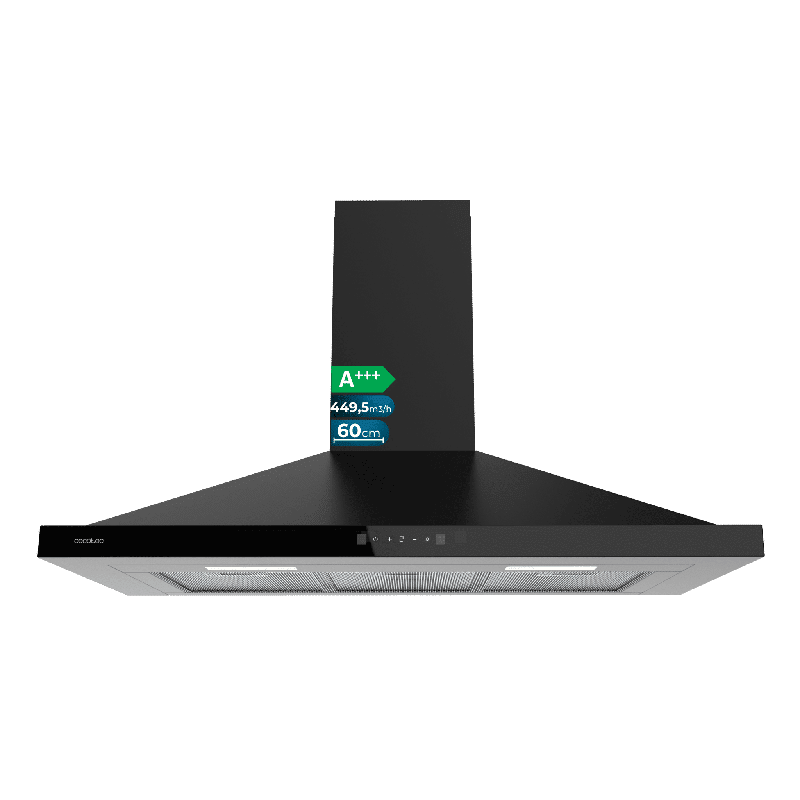 Campana extractora Cecotec Bolero Flux PT 904400 Black A+++