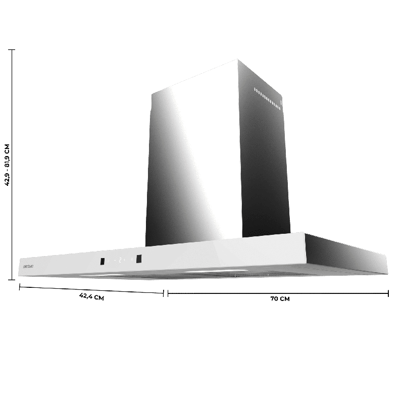 Campana extractora Cecotec Bolero Flux TT 704400 Inox A++ - Imagen 4