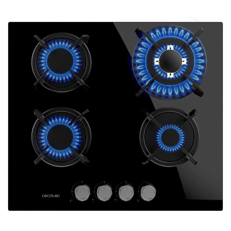 Placa de gas Cecotec Bolero Squad G 4200S Glass Black - Imagen 2