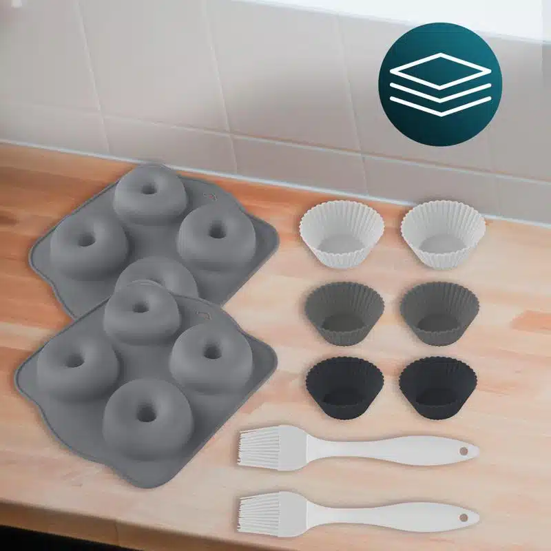Pack de accesorios moldes de silicona Cecotec Cecofry SweetBake Pack Accessories - Imagen 6