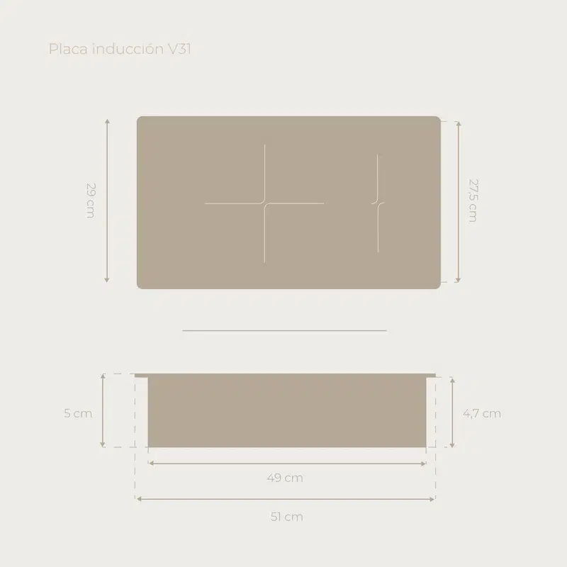 Placa de inducción EVVO V31 - Imagen 2