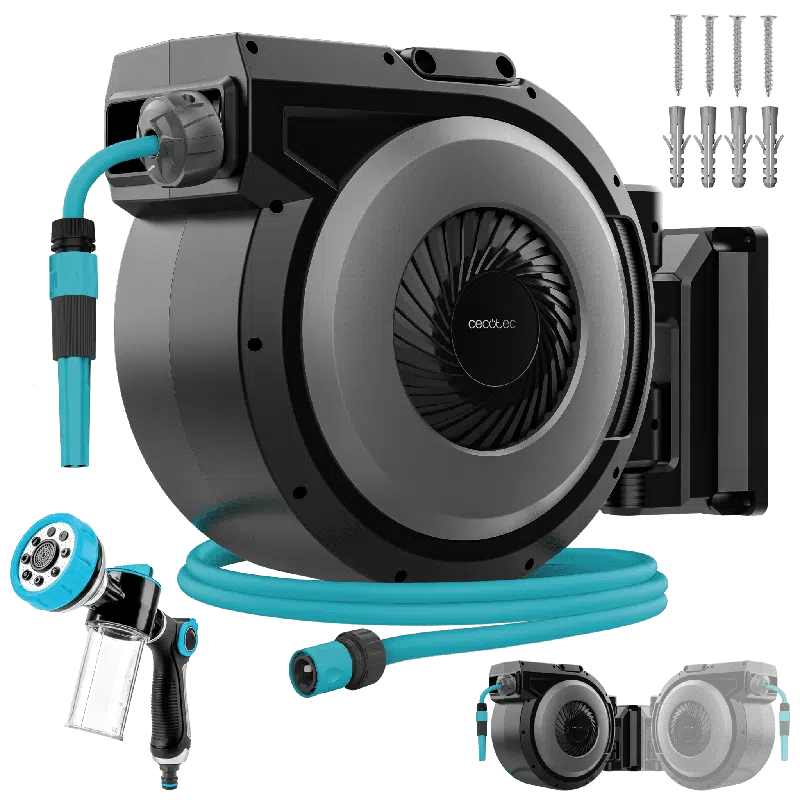 Enrrollador de manguera Cecotec HydroShell 200 Pro - Imagen 10