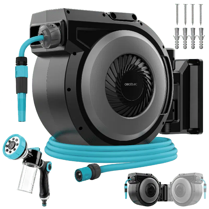 Enrollador de manguera Cecotec HydroShell 300 Pro
