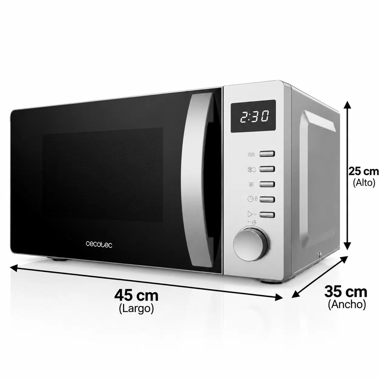 Microondas Cecotec Proclean 5105 silver - Imagen 2