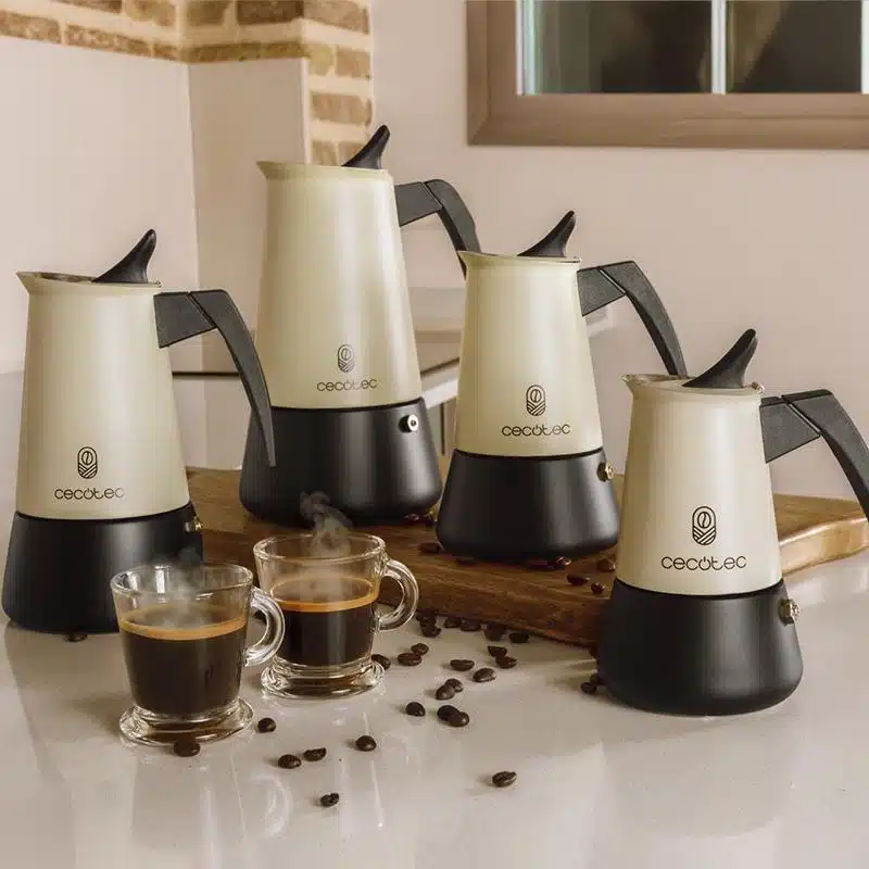 Cafetera italiana 4 tazas Cecotec Piccolina 400 Green - Imagen 4