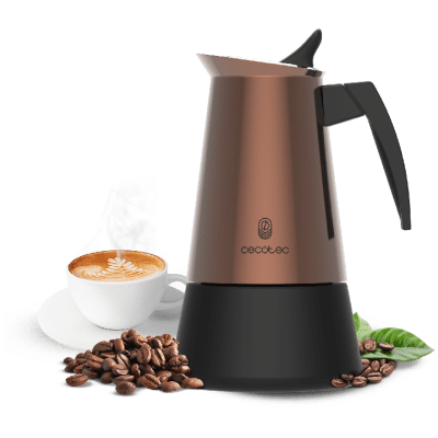 Cafetera italiana 10 tazas Cecotec Piccolina 600 Bronze
