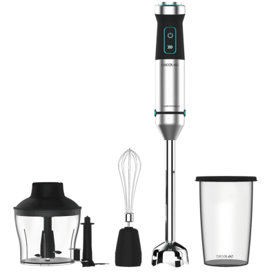 Batidora de mano Power TitanBlack 1500 XL Cream&Crush Cecotec