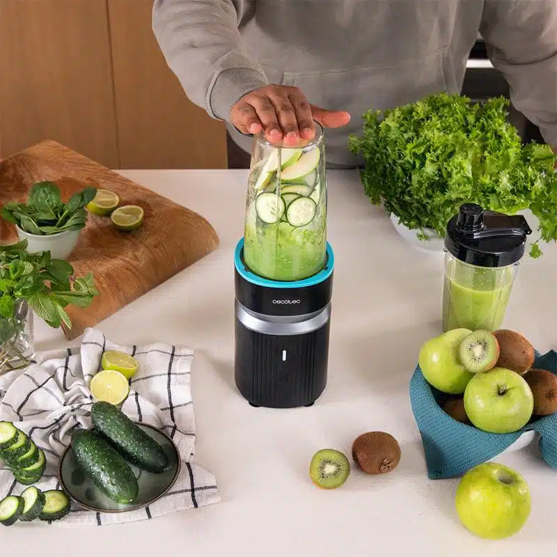 Batidora de vaso Cecotec PowerTitanium 1000 Push2Go Duo - Imagen 5