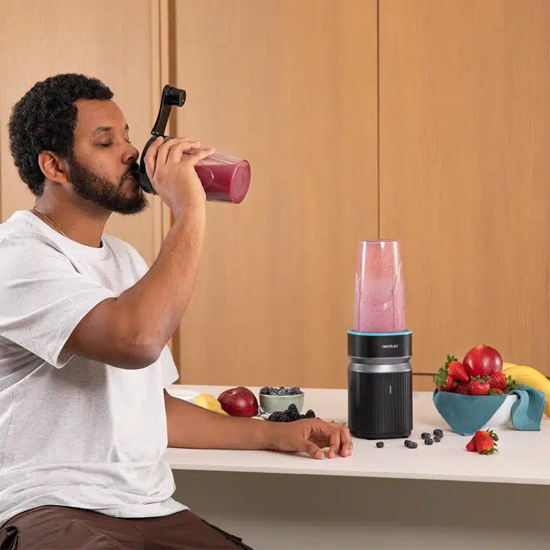 Batidora de vaso Cecotec PowerTitanium 1000 Push2Go Duo - Imagen 6