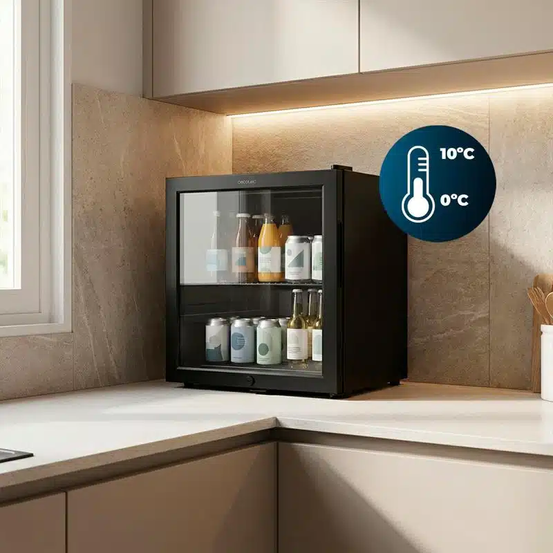 Nevera Mini Bar Cecotec Bolero CoolMarket BC 72 Black - Imagen 8