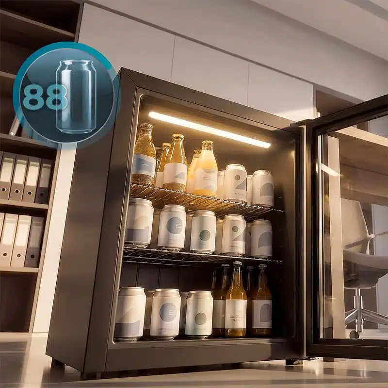 Nevera Mini Bar Cecotec Bolero CoolMarket BC 72 Black - Imagen 5