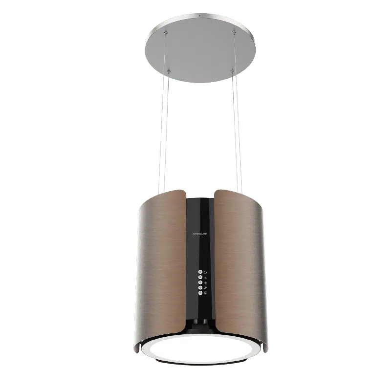 Campana colgante redonda Cecotec Bolero Flux CRE 385500 Cobre A+ - Imagen 5