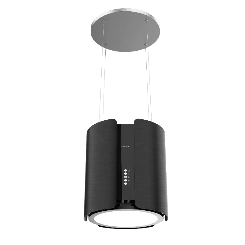 Campana colgante redonda Cecotec Bolero Flux CRE 385500 Negro A+ - Imagen 3