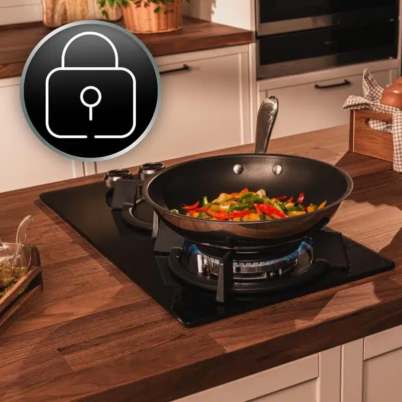 Placa de gas Cecotec Bolero Squad GN 2200S Glass Black - Imagen 7