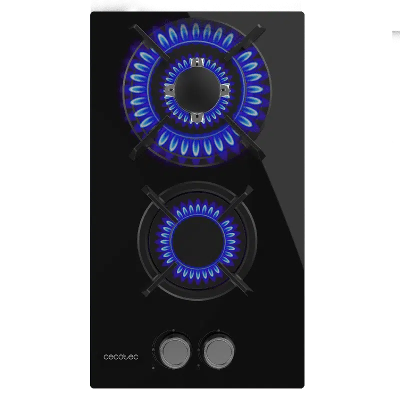 Placa de gas Cecotec Bolero Squad GN 2200S Glass Black