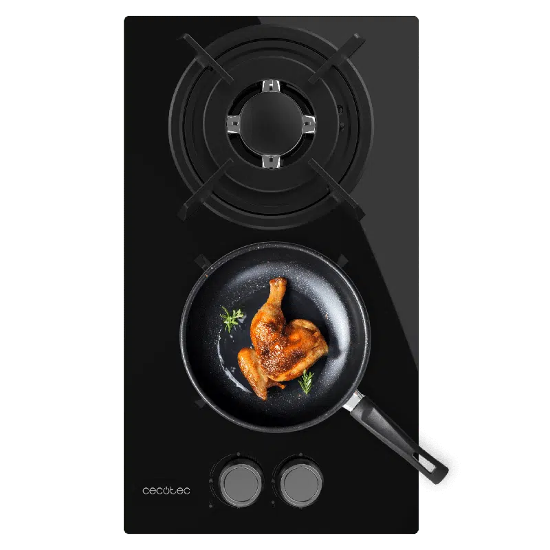 Placa de gas Cecotec Bolero Squad GN 2200S Glass Black - Imagen 5