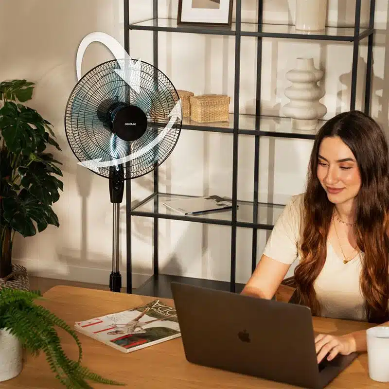 Ventilador de pie Cecotec EnergySilence 515 WindLite Pro Black Cool - Imagen 7