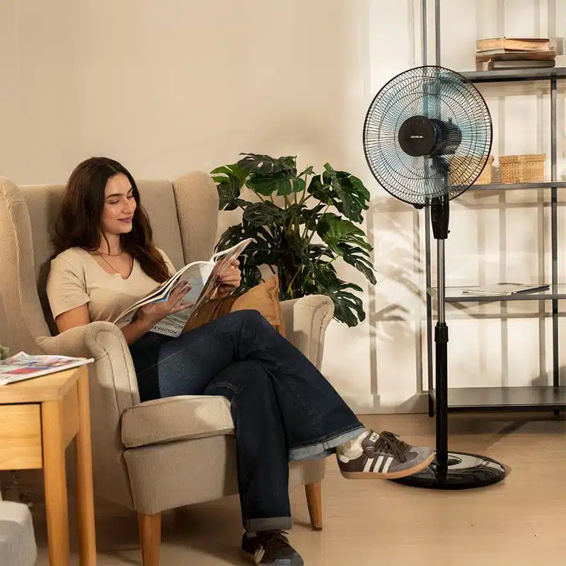 Ventilador de pie Cecotec EnergySilence 515 WindLite Pro Black Cool - Imagen 4