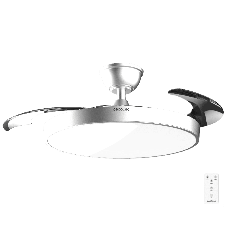 Ventilador de techo Cecotec EnergySilence Aero 300 Air Invisible Silver