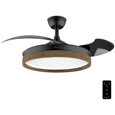 Ventilador de techo Cecotec EnergySilence Aero 4320 Invisible Wood&Black