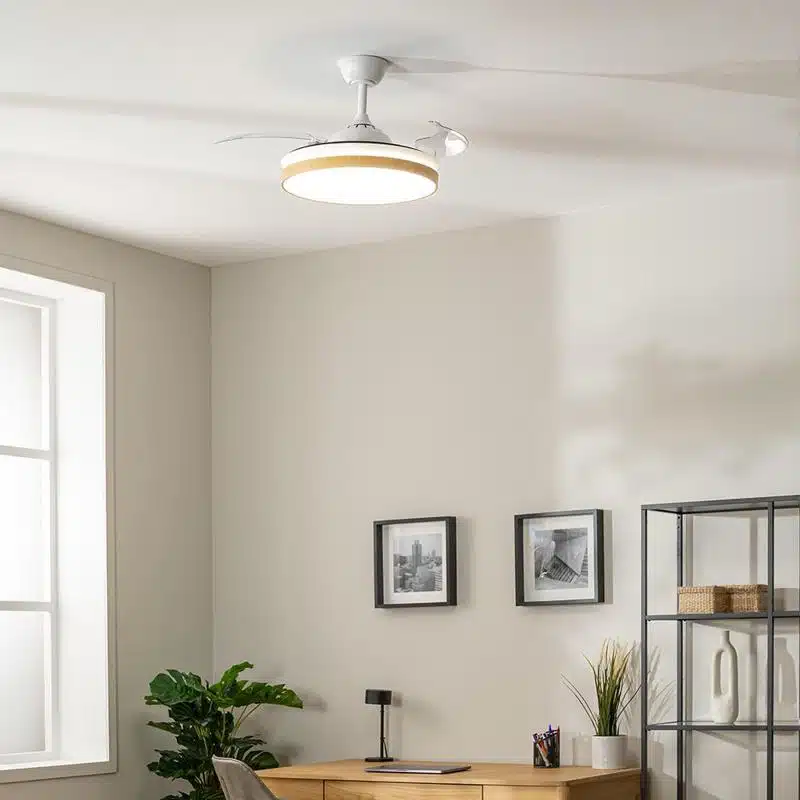Ventilador de techo Cecotec EnergySilence Aero 4320 Invisible Wood&White - Imagen 10