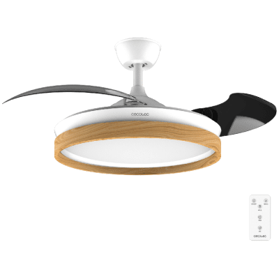 Ventilador de techo Cecotec EnergySilence Aero 4320 Invisible Wood&White