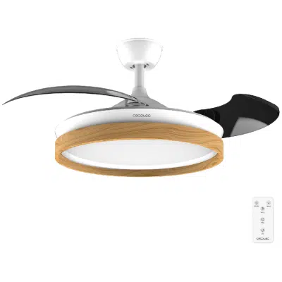Ventilador de techo Cecotec EnergySilence Aero 4320 Invisible Wood&White