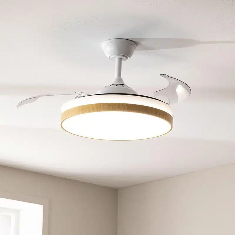 Ventilador de techo Cecotec EnergySilence Aero 4320 Invisible Wood&White - Imagen 4