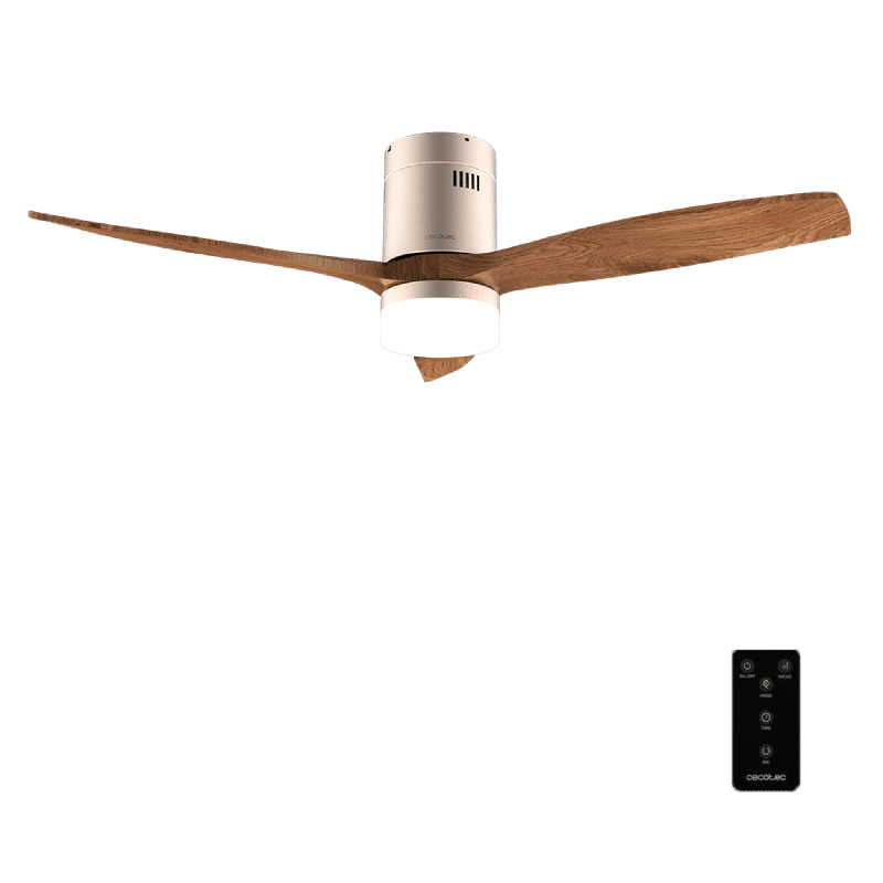 Ventilador de techo Cecotec EnergySilence Aero 5600 Classic Gold&DarkWood