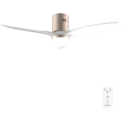 Ventilador de techo Cecotec EnergySilence Aero 5600 Classic Gold&White