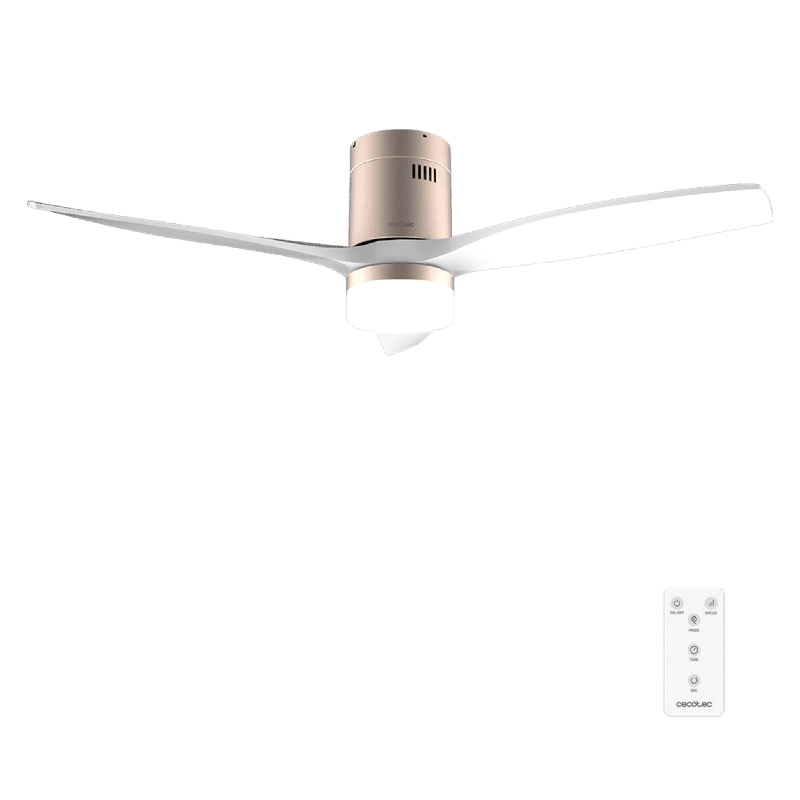 Ventilador de techo Cecotec EnergySilence Aero 5600 Classic Gold&White